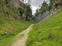 En route to the summit of ingleborough
