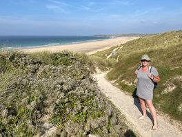 Beautiful beach 5 min walk from our pitch