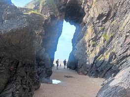 Needles arch, a short walk from the campsite