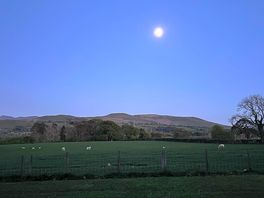 Clear night sky