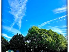 Flat field, blue sky’s, very peaceful !