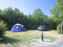 Spacious grass pitches