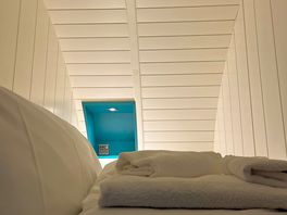 Inside bunk bed