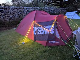 Tent up
