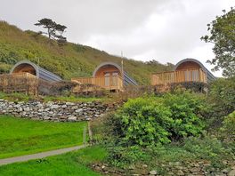 Pods with balconies