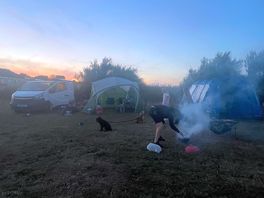 Our little set up for 3 nights.