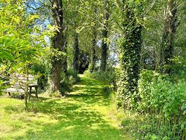 Riverside walk next to site