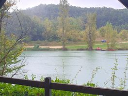 View from the covered veranda