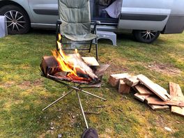 Campsite fire