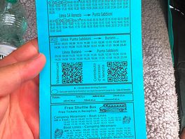 Bus and ferry timetable