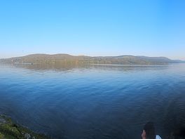 View of the lake from the campsite