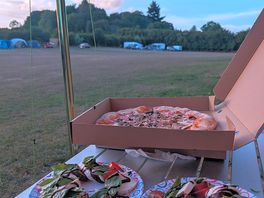 Wood fired pizzas