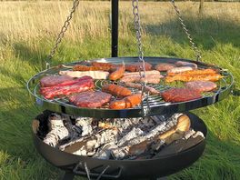 Bbq with food from the onsite shop