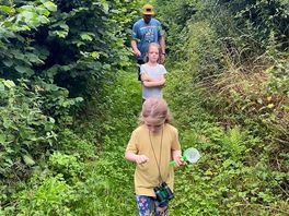 A lovely nature walk around the site.