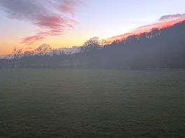 Sunset view from the campsite