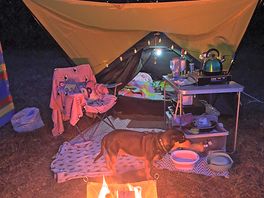 My 1st attempt at setting up a tent