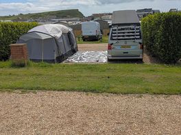 You can see the cliffs from your pitch