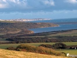 View from footpath above the campsite