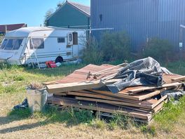 Discarded building materials