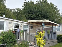 Devanture du mobil-home Panais