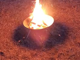 The camp fire we had
