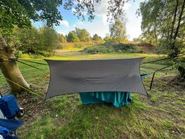 Hammock up and ready for the night