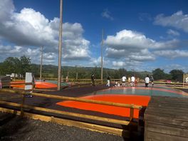 Gorgeous views over the trampolines