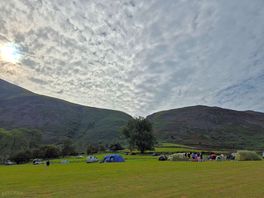 Looking across to the lower slope of whin rigg.