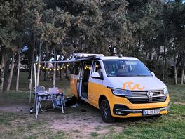 Mijn camper op de site