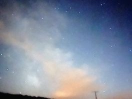 Sunset and starlight across the fields