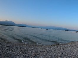 Panoramic view in the sunset! lake garda, you were a blast!