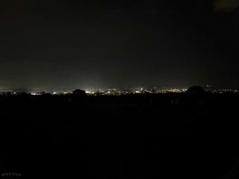 Night view over the llanelli