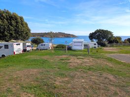 Lovely sea view from our pitch