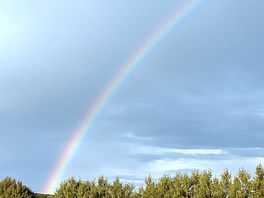 Beautiful view after the rain cleared