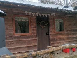 Front of the hut