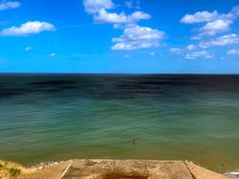 Views from old war time bunkers at overstrand beach