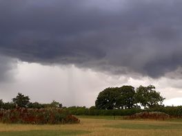 More storms with a beautiful view of the site.