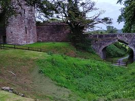 View of bridge of the castle