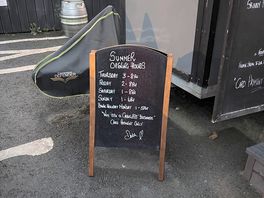 Opening times for outdoor food