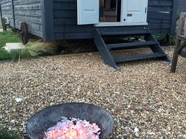 Enjoyed the fire pit so relaxing after a days outings