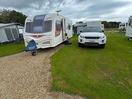 Our pitch at samara caravan park skipsea