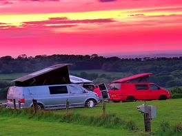 Family group of VW PopTop's