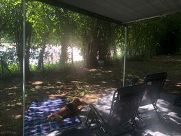 Next to beach