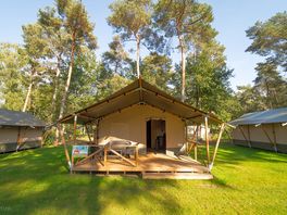 Safari tent exterior
