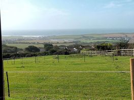 View down to bude from the campsite.