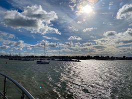 Boats leaving the harbour