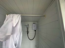 Dumped shower gel bottle been there a while by the looks of it. although heated it smells musty,