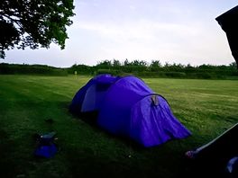 Dark tent pitch