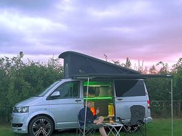 Our camper at oxford oak camping!