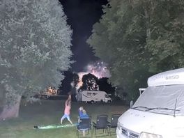 Treated to a local firework display.... bonus